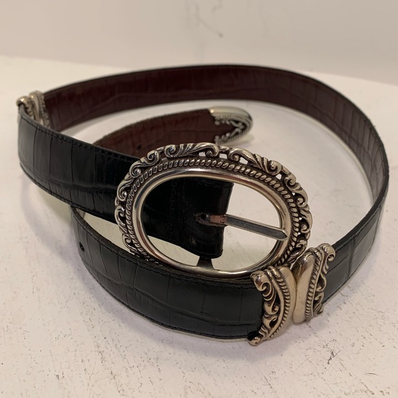 Accessories - Reversible black/brown leather belt 37”